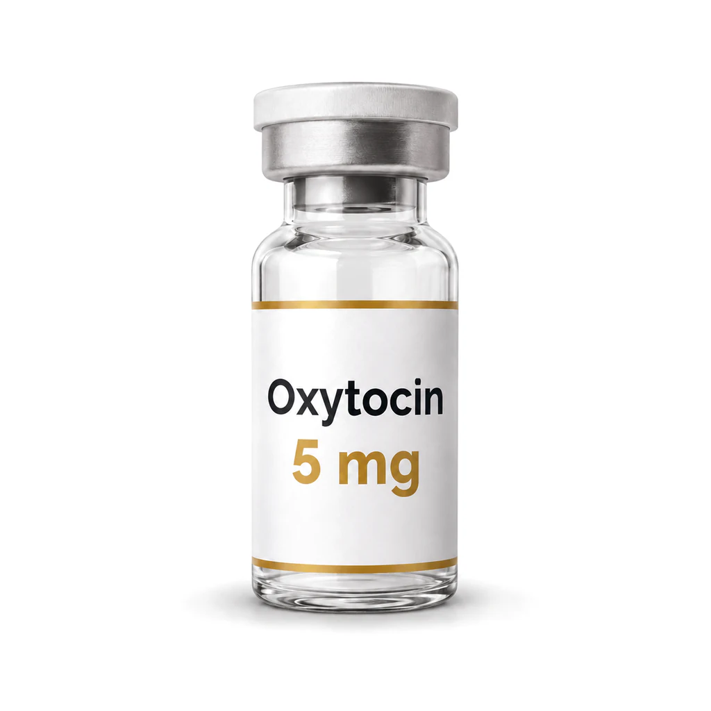Oxytocin 5mg research peptide vial